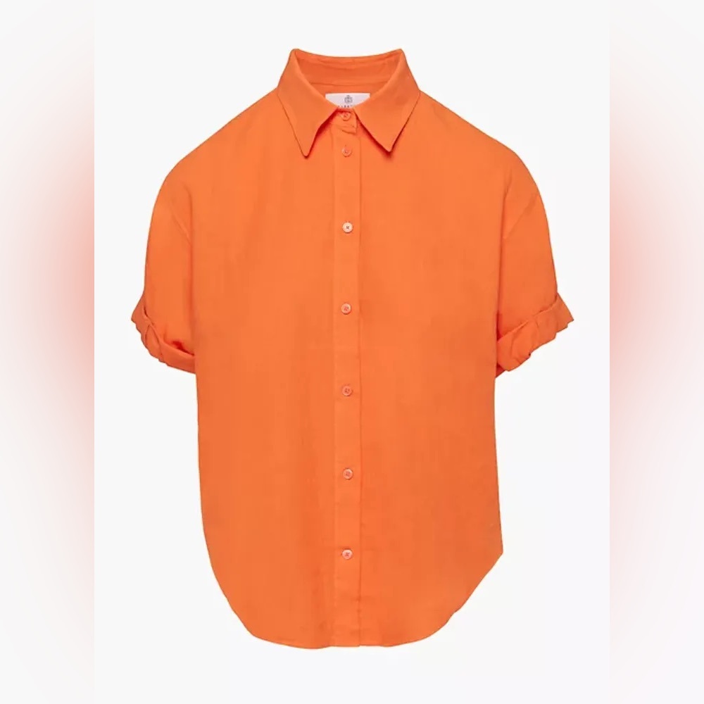 NWT Babaton Hepburn Linen Shirt